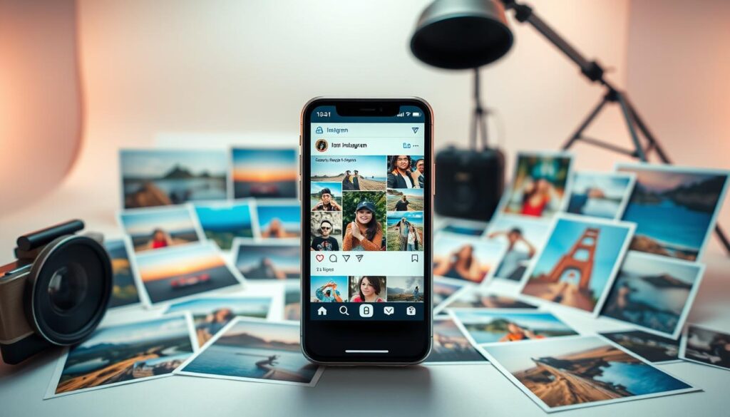 conteúdo visual no Instagram