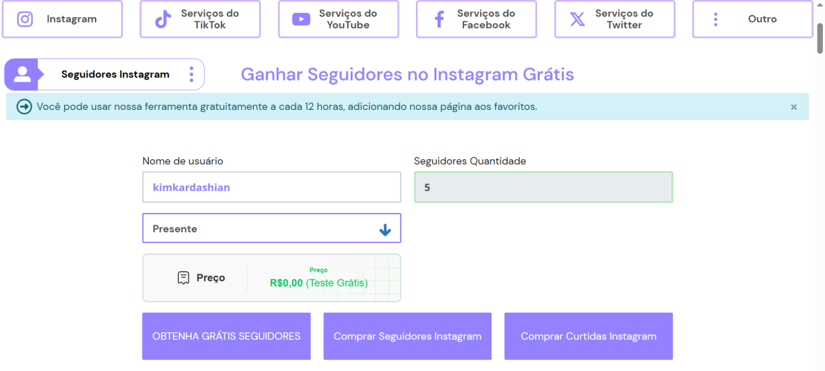 Print site Popularos ganhar seguidores
