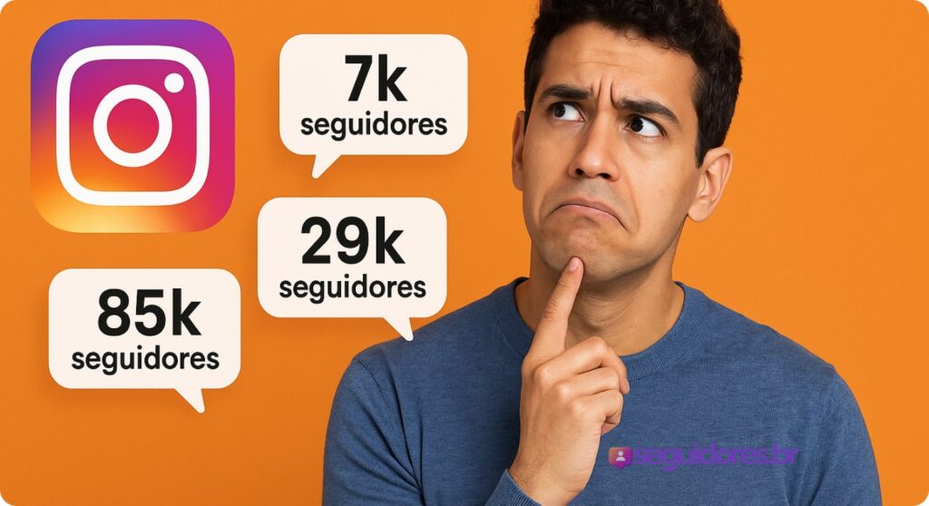 homem com dúvida se é legal comprar seguidores Instagram-min